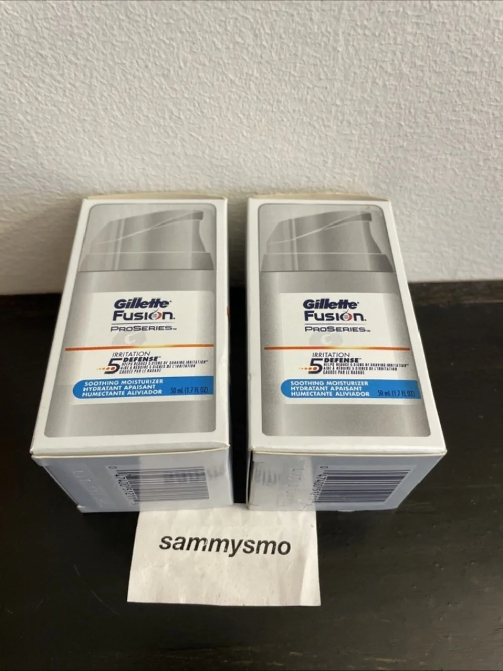 Gillette Fusion ProSeries Irritation 5 Defense Shaving Moisturizer 1.7 oz., x2